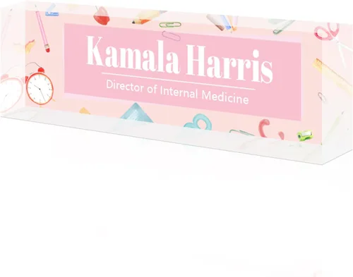 Vista 13 de Desk Name Plate Custom, Acrylic Name Plate, Personalized Name Plates for Office Gifts,Desk Decor,Teacher,Employee Appreciation Gifts