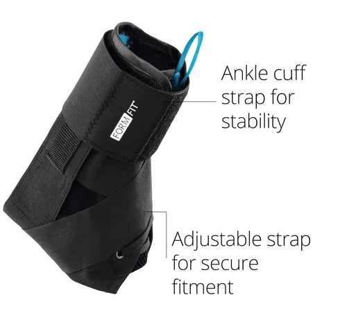 Vista 3 de Ossur Tobillera de ajuste de forma con Speedlace Brace Tamaño: grande 13-14" Tobillo Cir