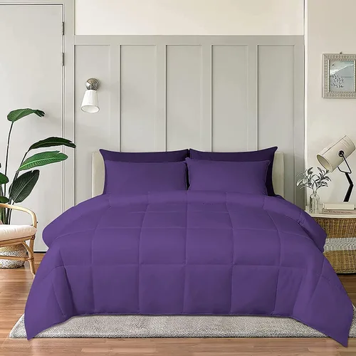 Vista 20 de Edredón de 100% algodón egipcio, relleno de 500 GSM, relleno de energía para todas las estaciones, tamaño individual, individual XL, suave