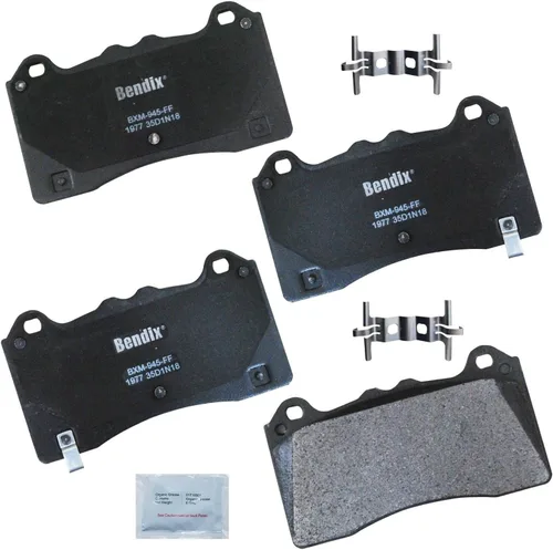 Vista 194 de Pastillas de freno delanteras semi-metálicas Bendix Priority1 CFM1774 para Ford Transit 2019-2017, Transit-150 2021-2015, Transit-250 2021-2015