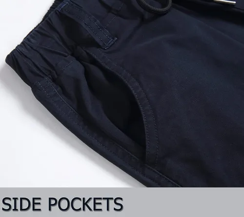 Vista 5 de LOKTARC Pantalones deportivos tipo cargo de camuflaje para niños