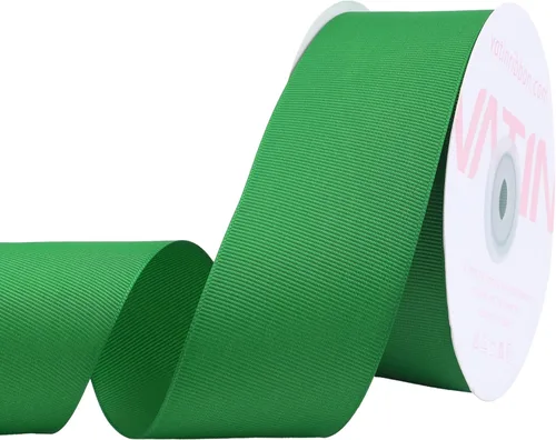 Vista 244 de VATIN Cinta de Grogrén Negra, 1-1/2" x 50 Yardas Continuas, Cinta de Grogrén de Poliéster Negra, Usar para Lazos de Bricolaje, Accesorios