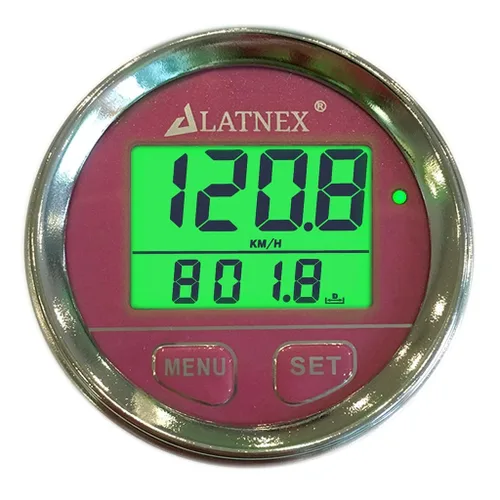 Velocímetro GPS impermeable con 3 colores de retroiluminación y odómetro reiniciable. Universal adecuado para