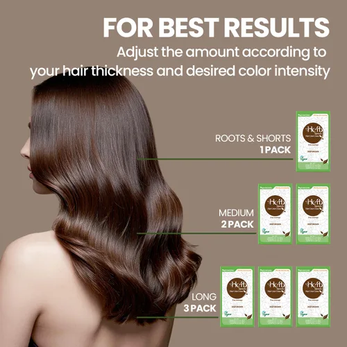 Vista 8 de Dongsung Herb Speedy Color Cream (marrón oscuro) - Tinte vegano de hierbas coreanas para el cabello, sin PPD, sin amoníaco, hipoalergénico