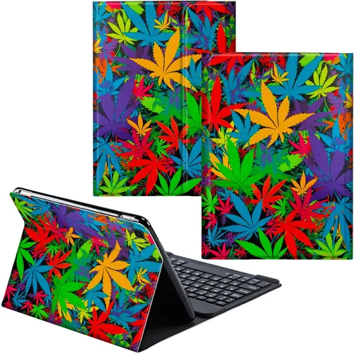 Vista 13 de Funda para Samsung Galaxy Tab S6 Lite 2022/2020 Teclado Inalámbrico Desmontable y Cubierta De Soporte De Cuero PU Funda Protectora Para Samsung