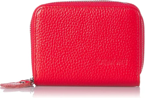 Vista 9 de Cartera de piel auténtica para mujer, con cremallera espaciosa y segura, para tarjeta ..., negro