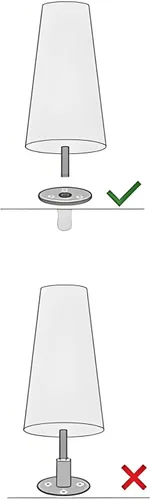 Vista 6 de WEICHUAN Sofá redondo negro de madera maciza para muebles, sofá otomano, sofá biplaza otomana, mesa de tocador, patas de sofá de 8 pulgadas