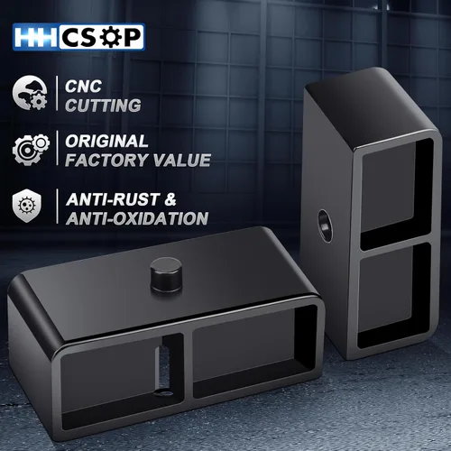 Vista 5 de HHCSOP Kit de bloque de elevación trasera de 2 pulgadas para Tacoma/Tundra, kits de elevación de nivelación trasera de 2 pulgadas compatibles