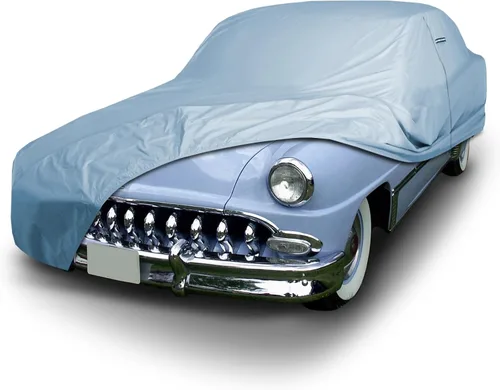 Vista 16 de iCarCover Car Cover Waterproof All Weather for 1946-52 DeSoto Custom Deluxe plateado