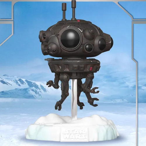 Vista 3 de POP Funko Deluxe Star Wars: Battle at Echo Base Series - Sonda Droide de 6 pulgadas, exclusivo de Amazon, figura 4 de 6