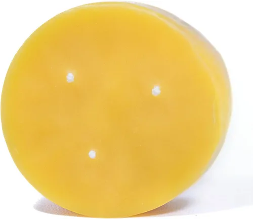 Vista 16 de Bluecorn Beeswax Vela de 3 mechas, 100% cera de abejas pura, cera de aceites esenciales de madera de cedro, nuez moscada y lavanda, quema limpia