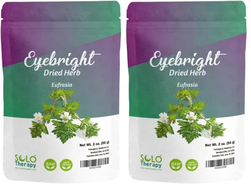 Vista 3 de Eyebright Herb 2 oz, Eufrasia, Euphrasia Officinalis hierba seca, té de hierbas Eyebright, bolsa resellable, producto de México