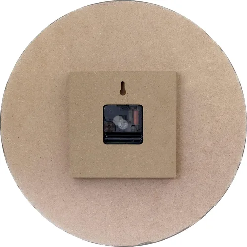 Vista 3 de Stonebriar - Reloj de pared de madera rústica, funciona con pilas, decoración de pared clásica de granja para la cocina, sala, dormitorio u oficina