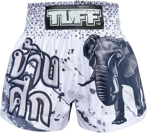 TUFF Pantalones cortos deportivos para Muay Thai y artes marciales, ropa de entrenamiento y gimnasio