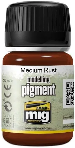 AMMO MIG JIMENEZ MEDIO ROJO PARA Vehículos oxidados, tubos de escape 1.2 fl oz A.MIG 3005
