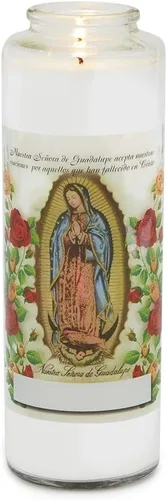 Vista 7 de Root Candles Prayer Candles - Vela devocional de cristal transparente para oración de 7 días, 1 unidad, 1 unidad, meditación