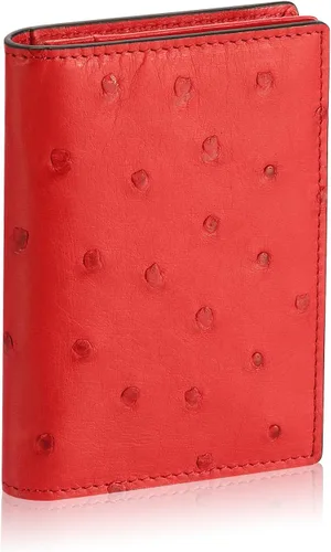Vista 33 de Funda de piel para tarjetas de visita para hombres y mujeres, piel de becerro italiana