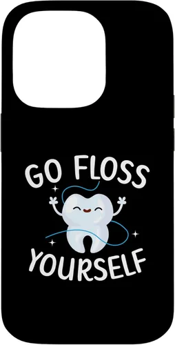 Vista 17 de Go Floss Yourself Dentistry Dentist Teeth Dental Hygienist Case for iPhone 16