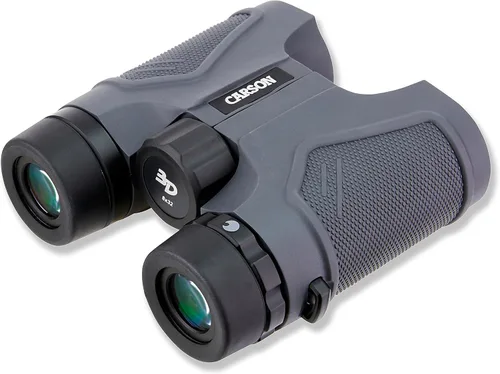 Vista 4 de Carson - Binoculares de serie 3D impermeables de alta definición para caza, avistaje de aves, camping, vigilancia, excursionismo, safari, eventos
