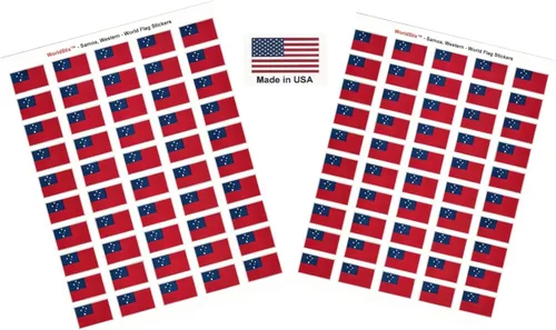 Vista 275 de 100 calcomanías de la bandera de Afganistán, dos hojas de 50, 1.5" x 1" hechas en Estados Unidos, calcomanías autoadhesivas para álbum de recortes
