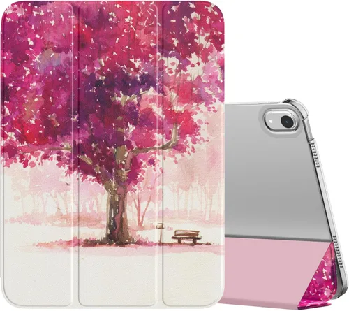 Vista 45 de MoKo Funda para iPad (A16) de 11ª generación de 11 pulgadas 2025, funda para iPad de 10ª generación de 10.9 pulgadas 2022, funda inteligente