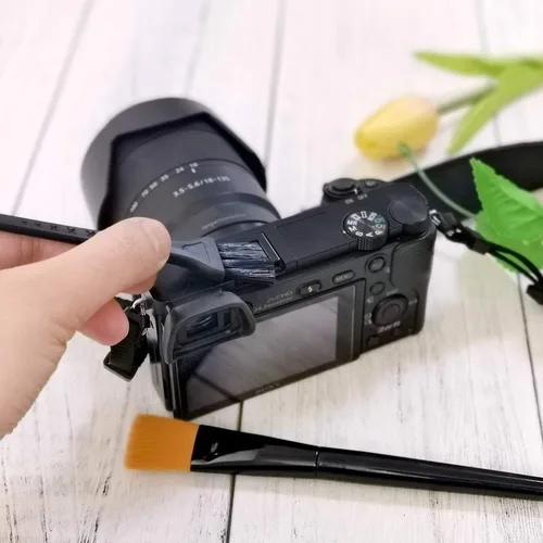 Vista 5 de Kit de cepillo de limpieza pequeño para teclado de computadora, computadora, portátil, cámara electrónica, kit de cepillo de limpieza