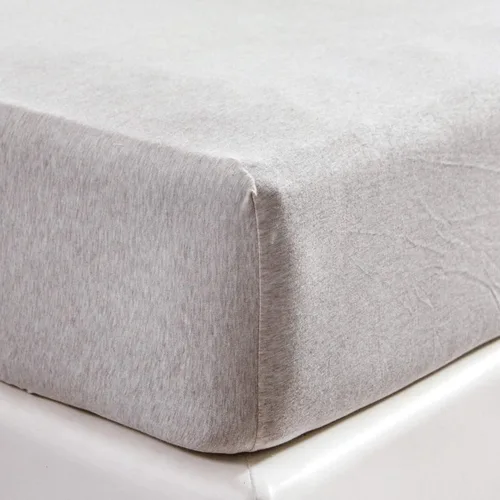 Vista 34 de PURE ERA Sábana bajera ajustable de algodón de punto de jersey (sin sábana encimera ni fundas de almohada), bolsillo extra profundo de hasta 15 a 20
