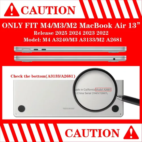 Vista 17 de Funut Funda para MacBook Pro de 13 pulgadas 2025 2024-2016 versión M2 M1 A2338 A2251 A2289 A2159 A1989 A1708 A1706, carcasa rígida de plástico