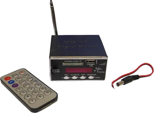 Audiopipe NDVA1000 Nippon Digital Mp3 Player con FM Radio Usb/sd teledirigido