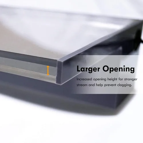 Vista 2 de HALF OFF PONDS Derrame de acrílico iluminado elegante de 12" con cambio de color - SE12CC-HOP