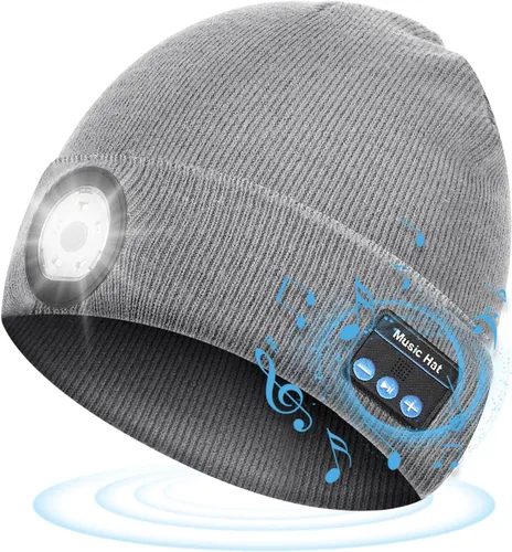 Lenski Gifts for Men, Bluetooth Beanie Hat Mens Gifts, Birthday Gifts for Men Him, Camping Hiking Accessories Cool Gadgets