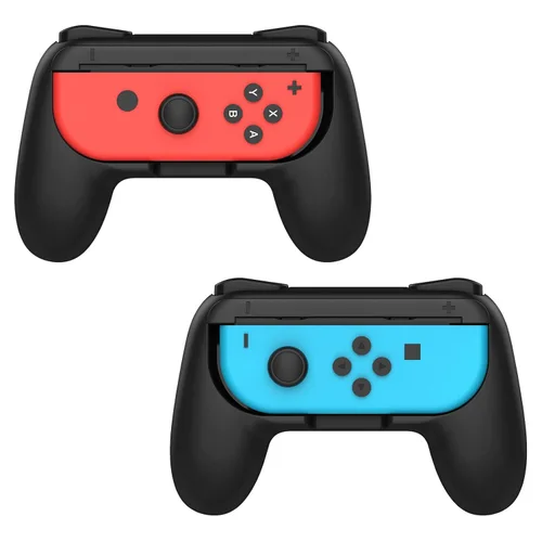 MoKo Grip for Nintendo Switch OLED Model Joycon & Switch Joy-Con, 2-Pack Ergonomic Hand Grip Controller Handle Kit Compatible with Nintendo