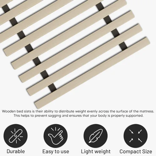 Vista 11 de Treaton, Pizarra horizontal de madera de 0.68 pulgadas, 72 x 39 pulgadas, beige