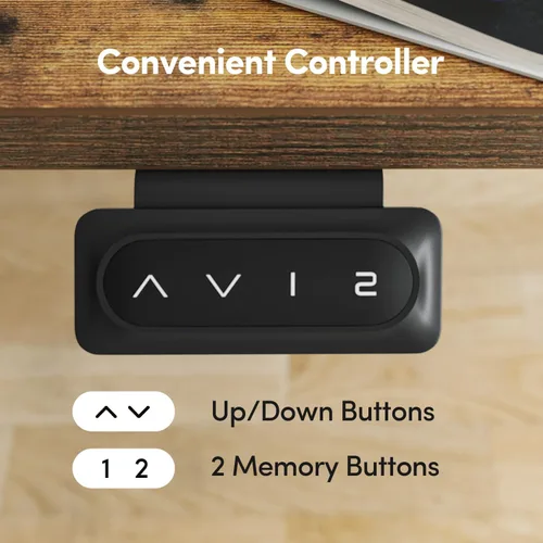 Vista 20 de BANTI Escritorio de pie de 55 x 24 pulgadas, mesa eléctrica de oficina en casa ajustable en altura ajustable, escritorio de pie con tablero