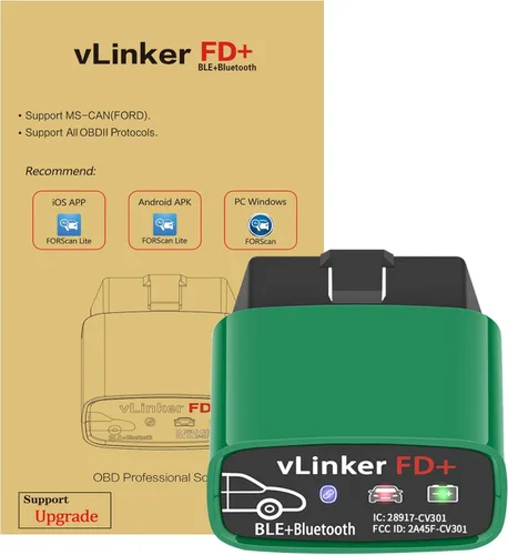 Vista 7 de Vgate vLinker FD Bluetooth3.0 OBD2 escáner para FORScan herramienta de diagnóstico fijo lector de código de coche para Android y Windows
