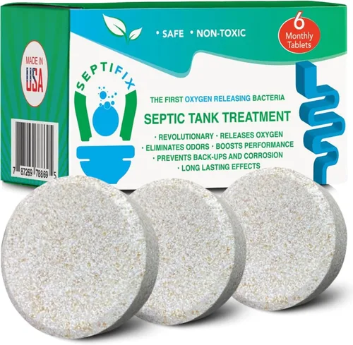 Pestañas de tratamiento de tanque séptico: tabletas de bacterias aeróbicas vivas para tu tanque séptico