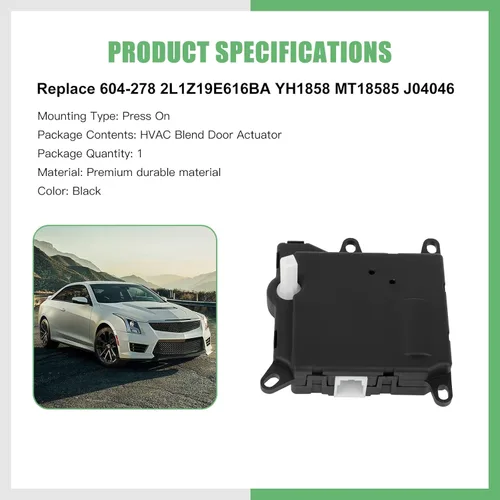 Vista 2 de SCITOO Reemplazo de actuador de puerta de mezcla de calentador HVAC para Ford para Expedition 2002-2004, Lincoln para Blackwood 2002, para Lincoln
