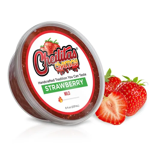 Vista 15 de Cheilitas Chamoy Salsa de caramelo mexicano natural para bordes Hecho a mano para bebidas, cócteles, micheladas, cerveza y más (mango)