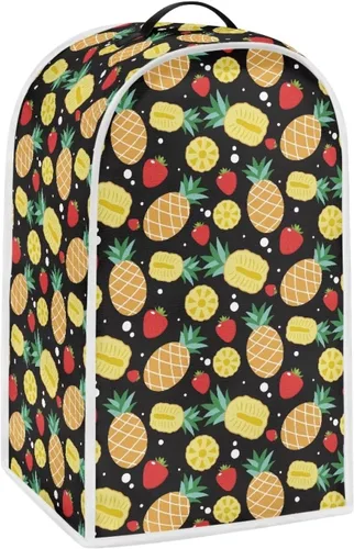 Vista 13 de doginthehole Cubierta antipolvo para licuadora de gatos negros, cubierta para electrodomésticos, resistente al polvo, con mango superior para Gato