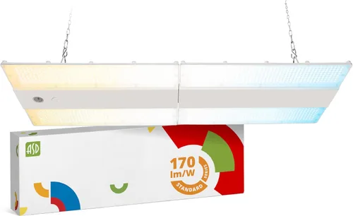 Vista 16 de ASD Lámpara LED lineal de alta bahía, iluminación de tienda comercial 3CCT, regulable, potencia ajustable, DLC Premium, certificación UL 100W