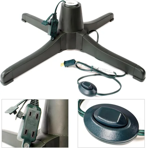 Vista 3 de Puleo International Rotating Tree Stand for Artificial Christmas Tree