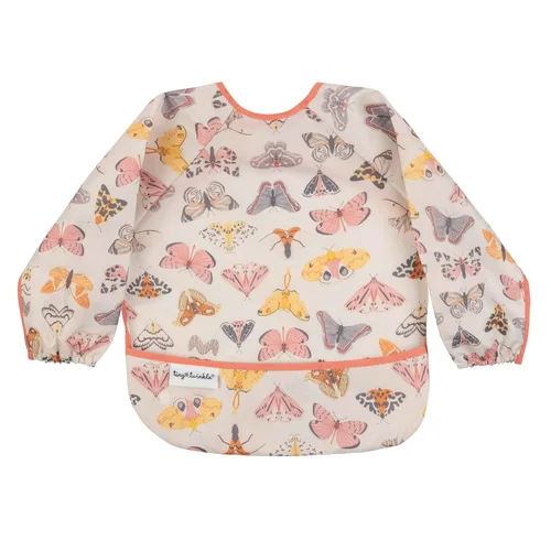 Vista 18 de Tiny Twinkle - Babero a prueba de suciedad para bebés y niños pequeños, bonito, de manga larga, impermeable, lavable a máquina, cierre a prueba