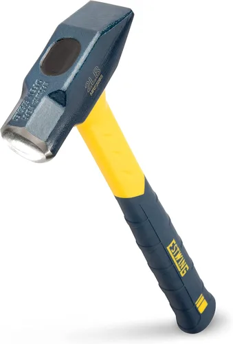 ESTWING Blacksmith's Hammer - Herramienta de trabajo de metales de 32 onzas con mango de fibra de vidrio y agarre antideslizante para cojín - MRF32BS