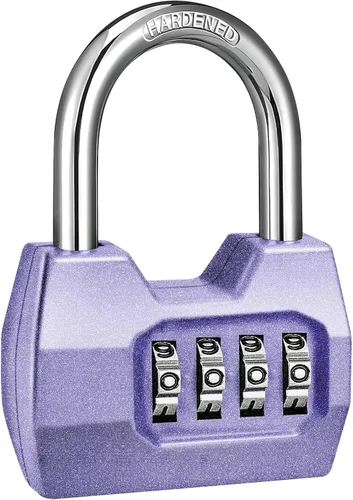 Vista 33 de 1 Paquete disecu Candado de Combinación de 4 Dígitos, Impermeable para Exteriores, para Casillero de Gimnasio Escolar, Cerca, Portón, Cobertizo