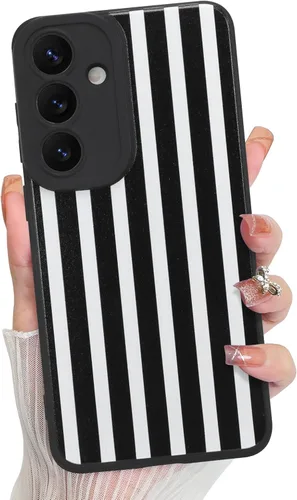 Vista 29 de KANGHAR Funda compatible con Samsung Galaxy S21, bonito patrón de silicona a cuadros, protección de cámara, funda suave y delgada para niñas
