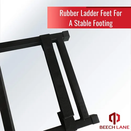 Vista 4 de Escalera Beech Lane para puerta trasera de camioneta, ajuste universal, tornillos hexagonales autoperforantes de acero inoxidable para fácil