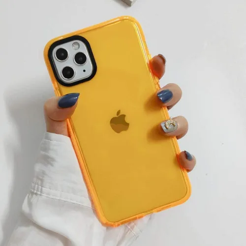 Funda transparente suave compatible con iPhone 11 Pro Max, con protección a prueba de golpes, resistente y delgada, de goma suave que absorbe los