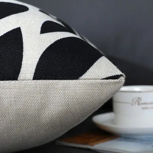 Vista 4 de Homefeelzydys Fundas de almohada de 16 x 16 pulgadas, fundas de almohada cuadradas de 16 x 16 pulgadas, juego de 4 fundas de almohada cuadradas