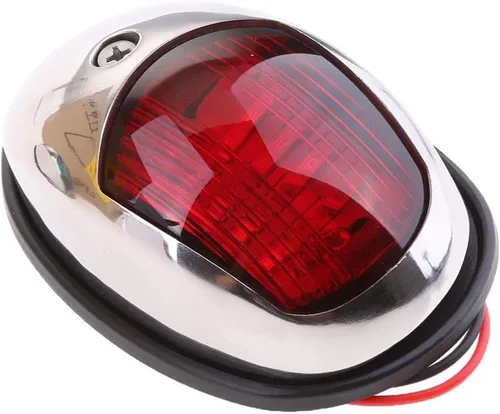 Vista 5 de Luz de navegación de anclaje de popa LED de montaje lateral de 2 piezas para yate marino NAV que indica fácil de montar