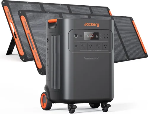 Jackery Generador solar 5000 Plus y paneles de 2x200W, 5040Wh, salida de CA